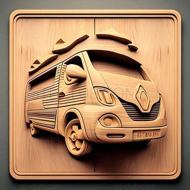 3D модель Renault Trafic (STL)